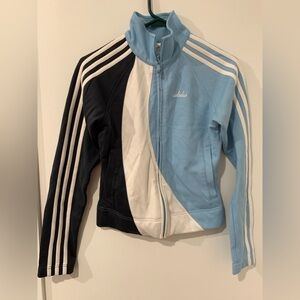 Adidas color block track jacket